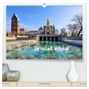 Darmstadt im Fokus (hochwertiger Premium Wandkalender 2025 DIN A2 quer), Kunstdruck in Hochglanz