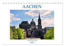 Aachen - Ansichtssache (Tischkalender 2025 DIN A5 quer), CALVENDO Monatskalender