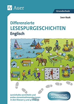 Rook / Sven. Differenzierte Lesespurgeschichten Englisch - Logisches Denken und erstes sinnentnehmendes Lesen in den Klassen 3 und 4 fördern. Auer Verlag i.d.AAP LW, 2019.