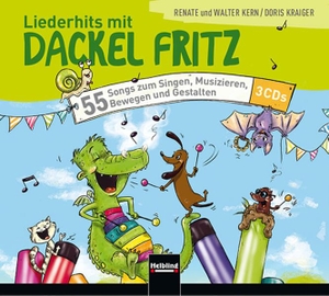 Kern, Renate / Kern, Walter et al. Liederhits mit Dackel Fritz - 3 Audio-CDs - 55 Songs zum Singen, Musizieren, Bewegen und Gestalten. Helbling Verlag GmbH, 2016.