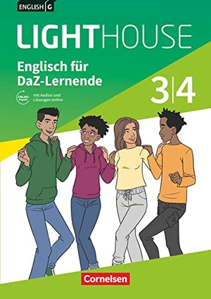 Lavodrama, Priscilla / Berit Rudolph. English G Lighthouse 3/4: 7./8. Schuljahr. Englisch für DaZ-Ler. Workbook mit Audios und Lösungen online. Cornelsen Verlag GmbH, 2020.