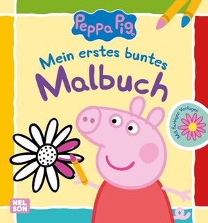 Peppa Wutz Ausmalbilder: Mein erstes buntes Malbuch - Mit farbigen Vorlagen für Kinder ab 2 Jahren. Nelson Verlag, 2024.