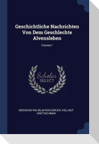 Geschichtliche Nachrichten Von Dem Geschlechte Alvensleben; Volume 1