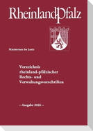 Verzeichnis rheinland-pfälzischer Rechts- und Verwaltungsvorschriften