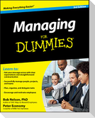 Managing for Dummies 3e