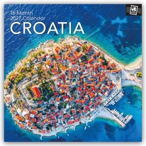 Gifted, The. Croatia - Kroatien 2027 - 16-Monatskalender - Original The Gifted Stationery Co. Ltd [Mehrsprachig] [Kalender]. Browntrout Verlags GmbH, 2026.