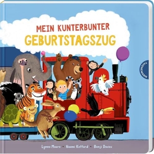 Moore, Lynne / Naomi Kefford. Mein kunterbunter Geburtstagszug. Thienemann, 2020.