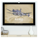 Aero Action Art - Luftfahrt Kunst (hochwertiger Premium Wandkalender 2025 DIN A2 quer), Kunstdruck in Hochglanz