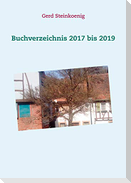 Buchverzeichnis 2017 bis 2019