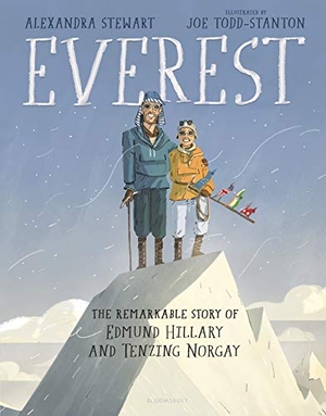 Stewart, Alexandra. Everest: The Remarkable Story of Edmund Hillary and Tenzing Norgay. Bloomsbury USA, 2020.