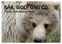 Bär, Wolf und Co - Tiere Nordamerikas (Tischkalender 2024 DIN A5 quer), CALVENDO Monatskalender