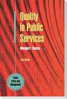 Quality in Public Services