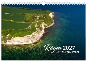 Schubert, Peter. Kalender Rügen Luftaufnahmen 2027 - | 45 x 30 cm | weißes Kalendarium. K4Verlag FotoCo+GmbH, 2026.