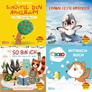Diverse. Maxi-Pixi-Box 110: Bilderbücher zum Mitmachen (4x5 Exemplare). Carlsen Verlag GmbH, 2023.