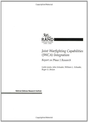 Lewis, Leslie. Joint Warfighting Capabilities (Jwca) Integration. RAND Corporation, 1998.