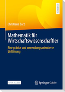 Mathematik für Wirtschaftswissenschaftler