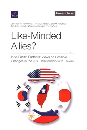 Hornung, Jeffrey W / Priebe, Miranda et al. Like-Minded Allies? - Indo-Pacific Partners' Views on Possible Changes in the U.S. Relationship with Taiwan. RAND Corporation, 2023.