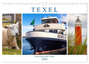 Texel - Kleine Insel, große Vielfalt (Wandkalender 2024 DIN A4 quer), CALVENDO Monatskalender