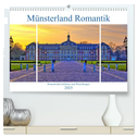 Münsterland Romantik - Romantische Schlösser und Wasserburgen (hochwertiger Premium Wandkalender 2025 DIN A2 quer), Kunstdruck in Hochglanz