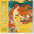 Art Nouveau Posters - Jugendstil 2027 - Original Flame Tree Publishing-Kalender [Kalender]