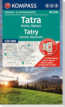 KOMPASS Wanderkarte 2130 Tatra Hohe, Belaer / Tatry, Vysoké, Belianske 1:25.000