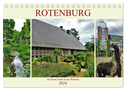 Rotenburg - Die bunte Stadt an der Wümme (Tischkalender 2024 DIN A5 quer), CALVENDO Monatskalender