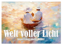 Welt voller Licht Impressionistische Bilder (Wandkalender 2024 DIN A2 quer), CALVENDO Monatskalender