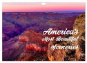 America¿s Most Beautiful Sceneries (Wall Calendar 2025 DIN A4 landscape), CALVENDO 12 Month Wall Calendar