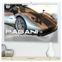 Pagani italienische Automobilkunst (hochwertiger Premium Wandkalender 2024 DIN A2 quer), Kunstdruck in Hochglanz
