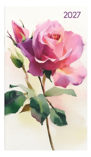 Neumann Verlage GmbH & Co KG (Hrsg.). Miniplaner Style Rosenblüten 2027 - Taschenkalender 9x15 cm - Wochenplaner mit Jahresübersicht, deutschem Kalendarium & Schulferien, ideal für unterwegs. Neumann Verlage GmbH & Co, 2026.