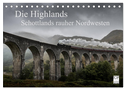 Die Highlands - Schottlands rauher Nordwesten (Tischkalender 2025 DIN A5 quer), CALVENDO Monatskalender