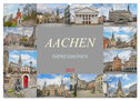 Aachen Impressionen (Wandkalender 2025 DIN A2 quer), CALVENDO Monatskalender