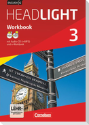 English G Headlight 03: 7. Schuljahr. Workbook mit e-Workbook und Audios Online. Allgemeine Ausgabe