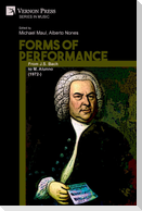 Forms of Performance