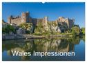 Wales Impressionen (Wandkalender 2025 DIN A2 quer), CALVENDO Monatskalender