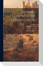 Oeuvres Complètes De Flavius Joseph