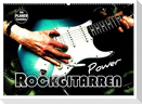 Rockgitarren Power (Wandkalender 2024 DIN A2 quer), CALVENDO Monatskalender