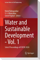 Water and Sustainable Development - Vol. 1
