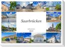 Saarbrücken Impressionen (Wandkalender 2025 DIN A4 quer), CALVENDO Monatskalender