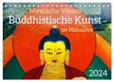 Mystische Wesen ¿ Buddhistische Kunst im Himalaya (Tischkalender 2024 DIN A5 quer), CALVENDO Monatskalender