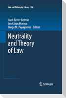 Neutrality and Theory of Law
