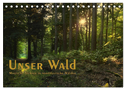 Unser Wald - Magische Sichten in norddeutsche Wälder / Geburtstagskalender (Tischkalender 2024 DIN A5 quer), CALVENDO Monatskalender
