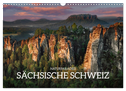 Naturparadies Sächsische Schweiz (Wandkalender 2024 DIN A3 quer), CALVENDO Monatskalender