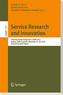 Service Research and Innovation