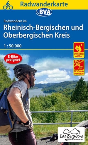 Radwanderkarte BVA Radwandern im Rheinisch-Bergischen und Oberbergischen Kreis 1:50.000, reiß- und wetterfest, GPS-Tracks Download. BVA Bielefelder Verlag, 2021.
