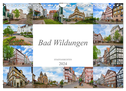 Bad Wildungen Stadtansichten (Wandkalender 2024 DIN A4 quer), CALVENDO Monatskalender