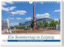 Ein Sommertag in Leipzig (Wandkalender 2025 DIN A4 quer), CALVENDO Monatskalender