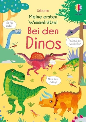 Robson, Kirsteen. Meine ersten Wimmelrätsel: Bei den Dinos - Wimmelbuch mit Such- und Zählaufgaben - vielfältige Motive mit Dinosauriern - für Kinder ab 4 Jahren. Usborne Verlag, 2026.