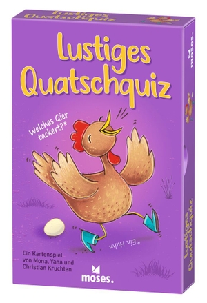 Kruchten, Christian. Lustiges Quatschquiz. moses. Verlag GmbH, 2022.