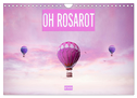 Oh Rosarot - Artwork (Wandkalender 2024 DIN A4 quer), CALVENDO Monatskalender